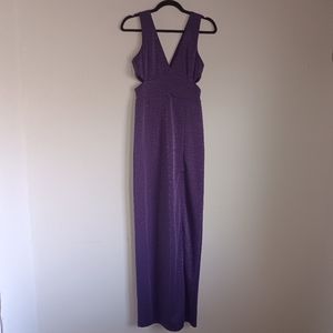 Lulus Purple with silver sparkle Size SM